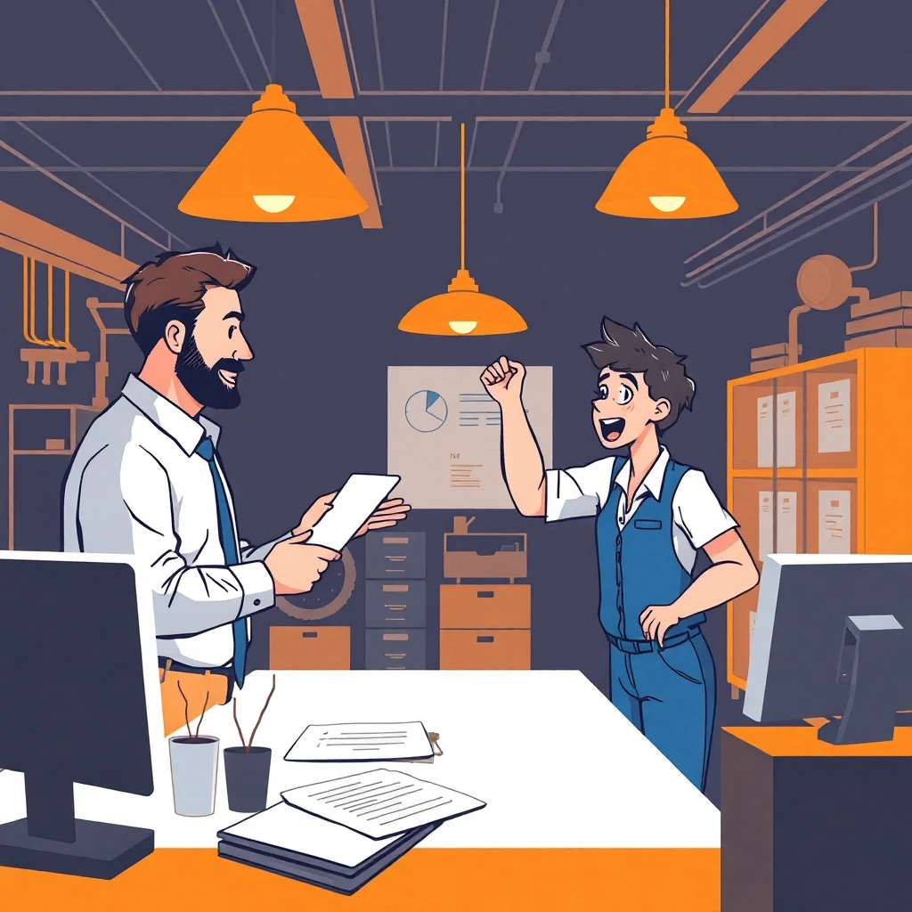 Discussing entry-level job opportunities