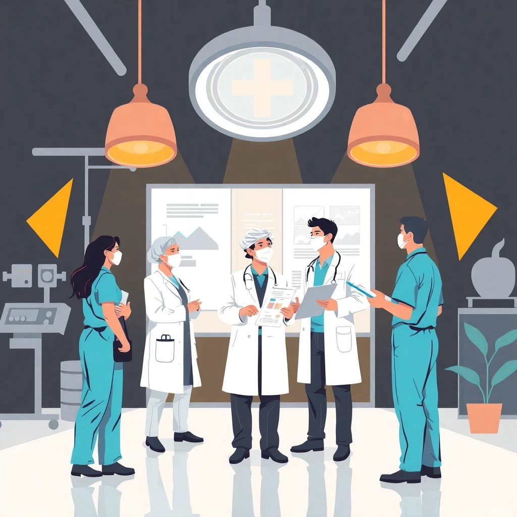 Healthcare team discussion