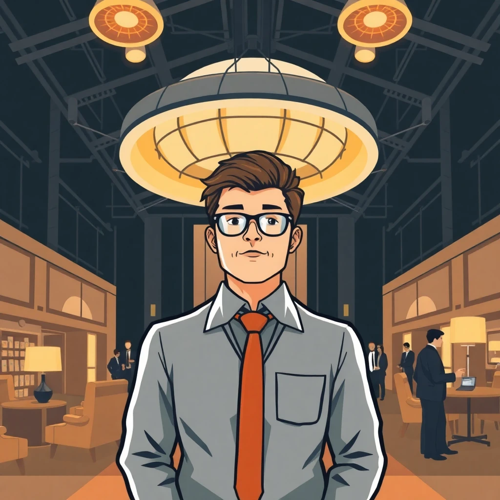 Hotel facility manager at work