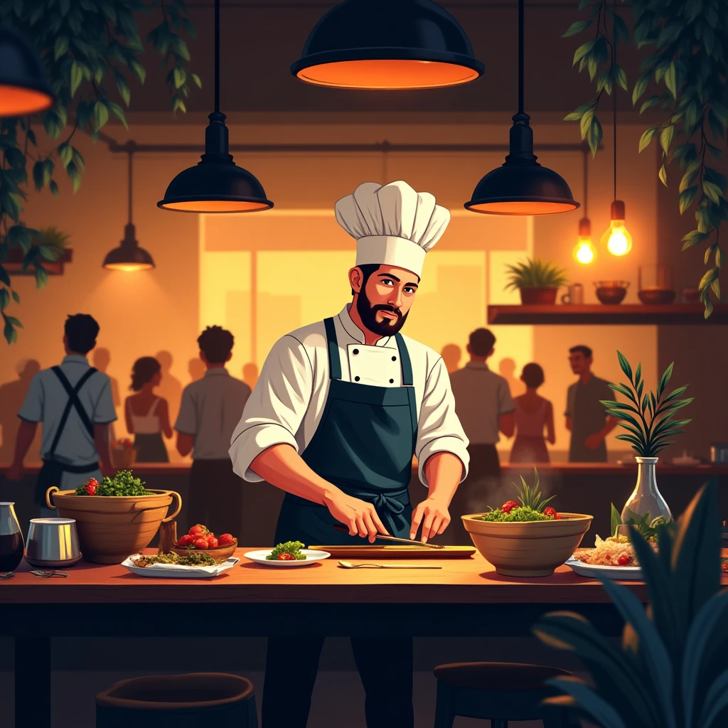 Event kitchen action