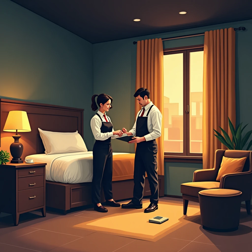 Executive housekeeping at work