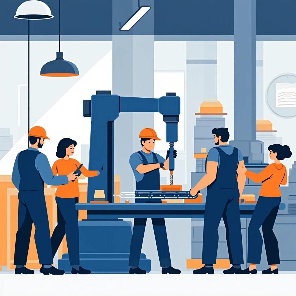 Manufacturing teamwork