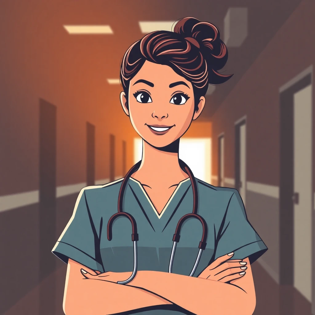 New nurse ready for action