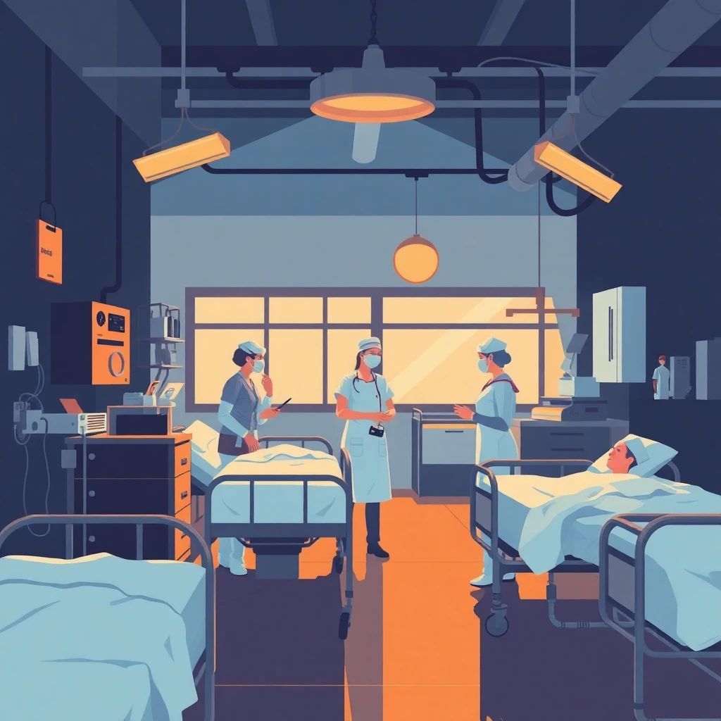 Nurses working in a hospital