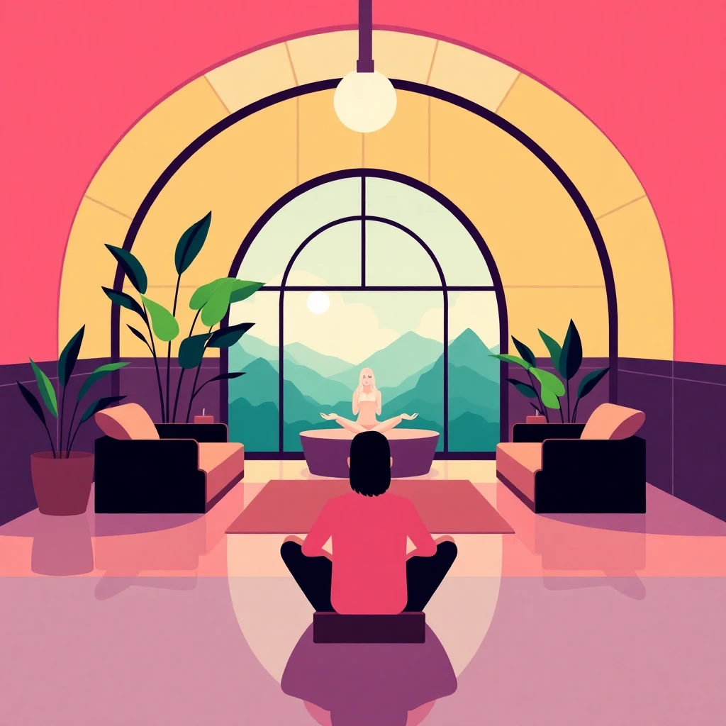 Luxury wellness setting