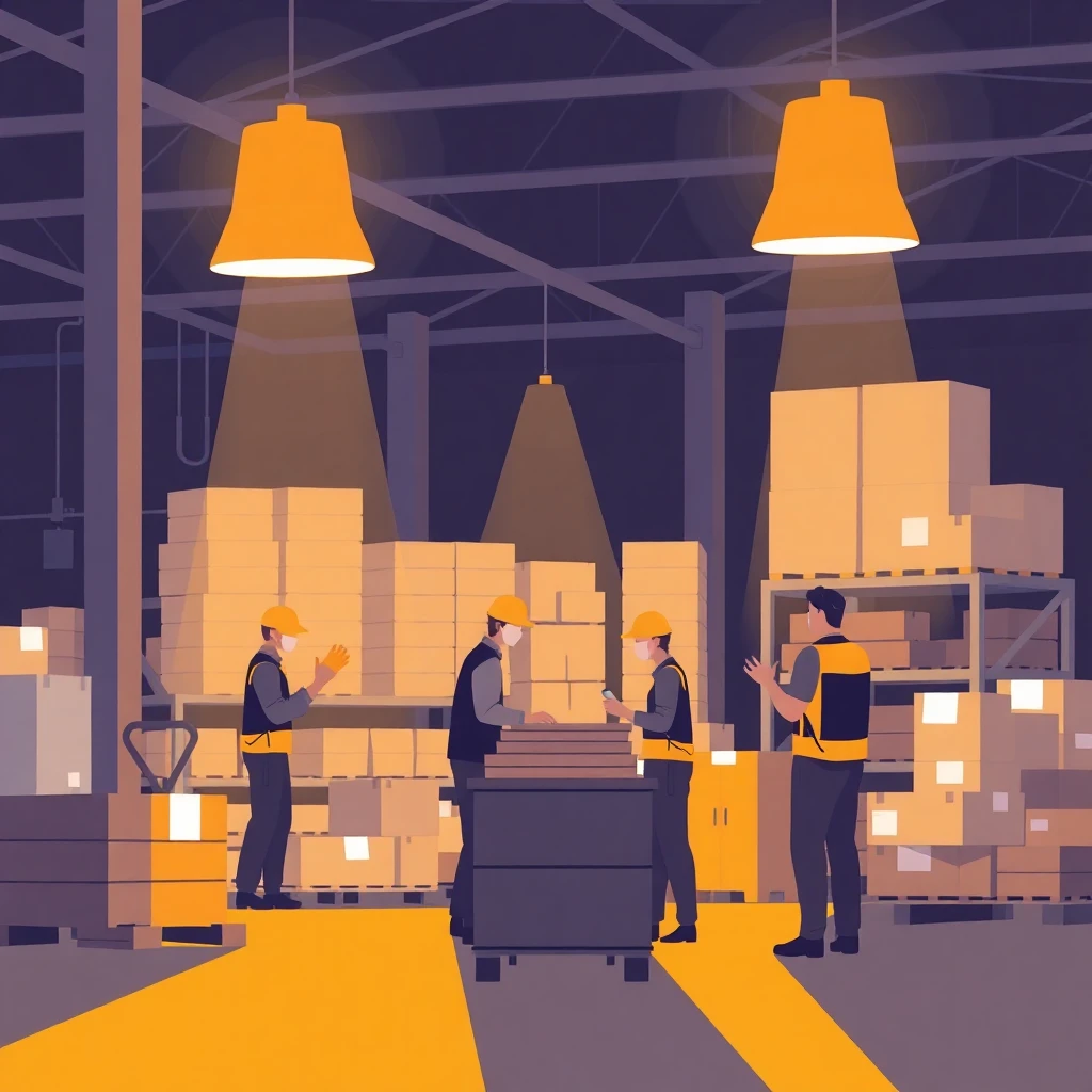 Flexible warehouse work