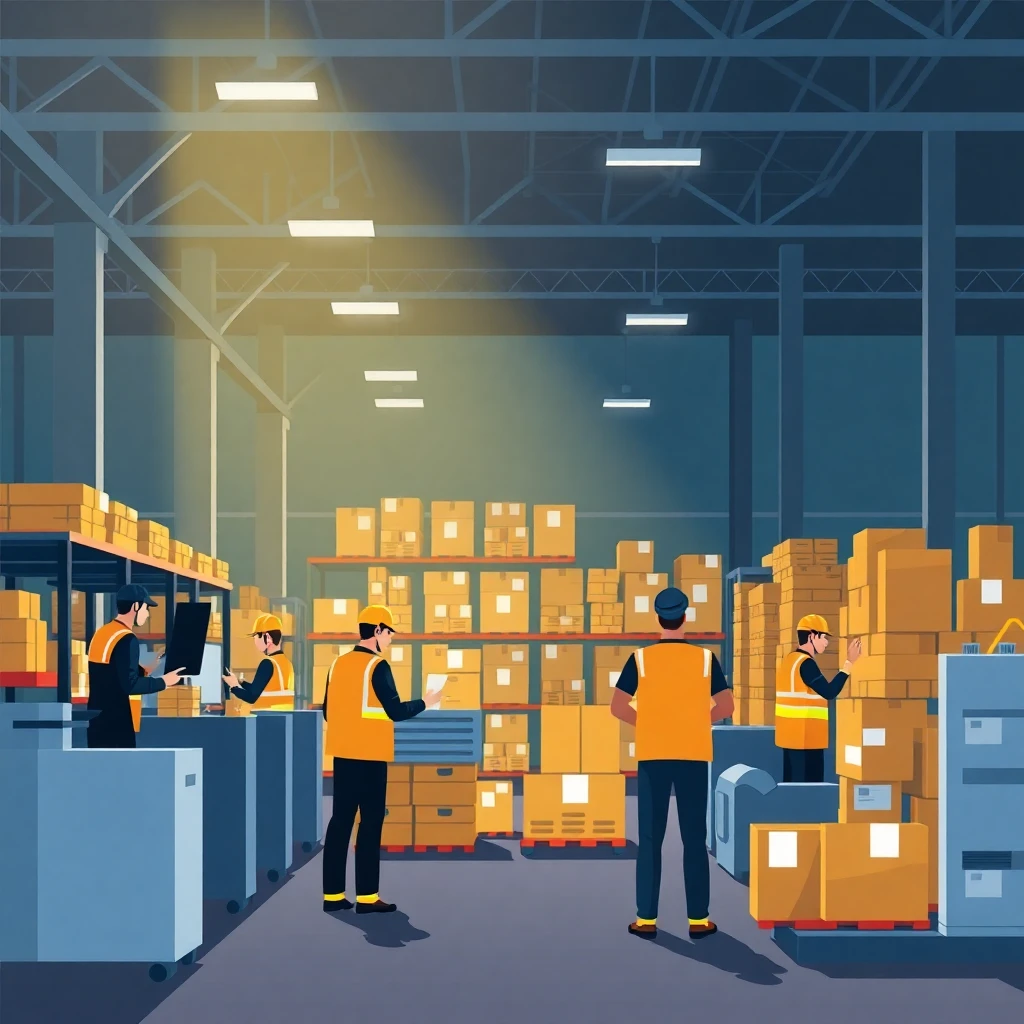 Nighttime warehouse operations