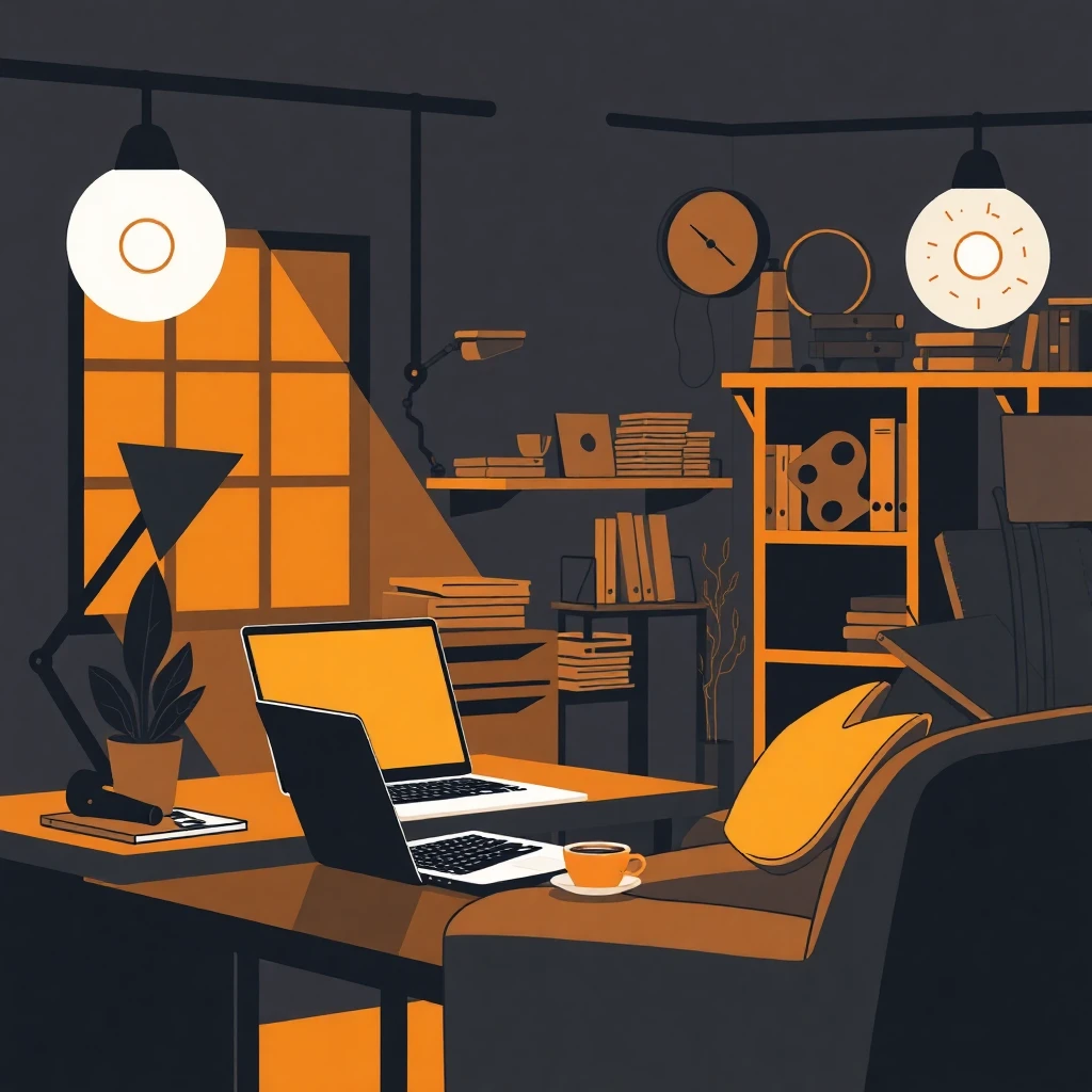 Ambiente de trabajo en casa