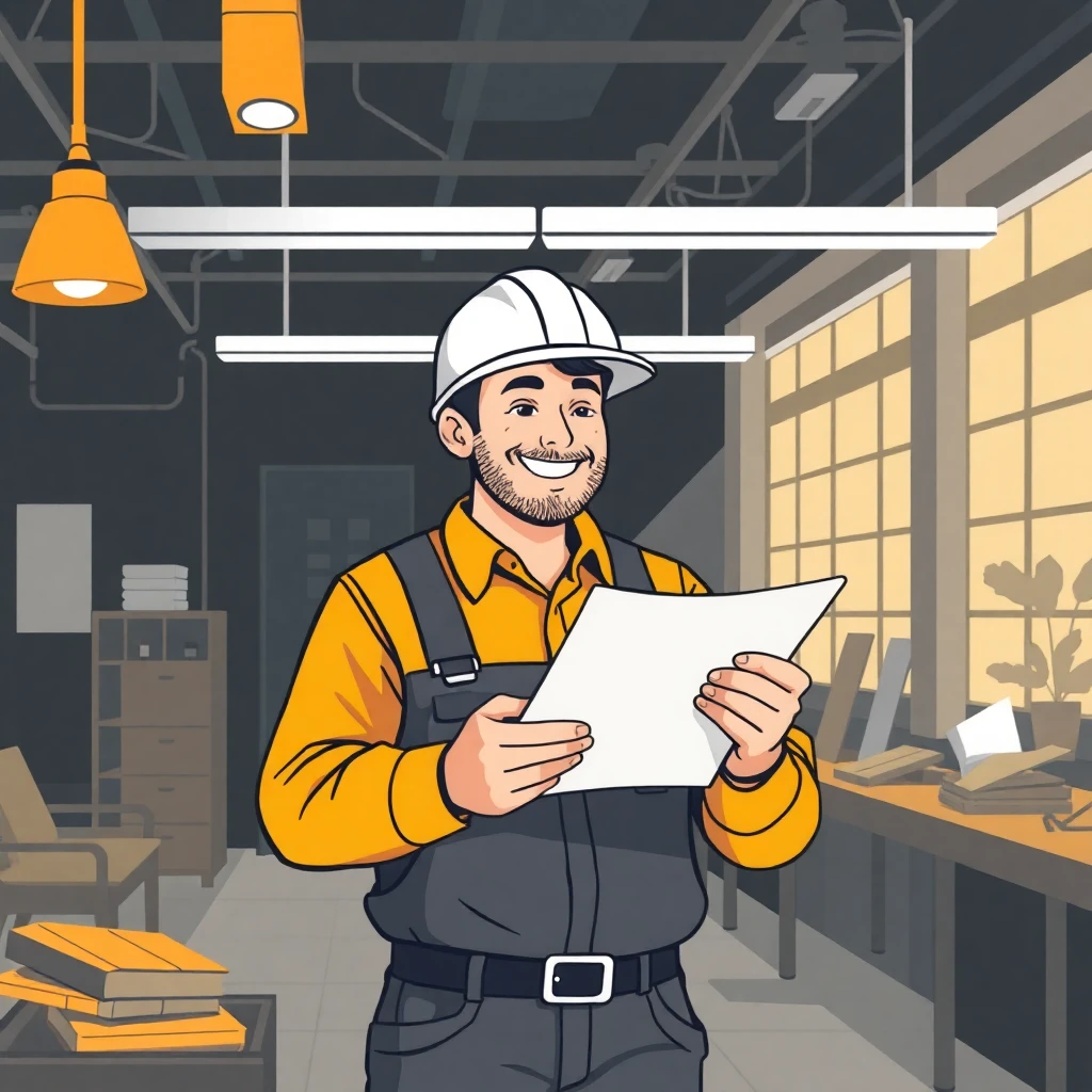 Trabajador revisando beneficios laborales