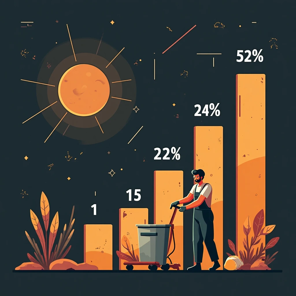 Comparación de salarios en empresas de limpieza
