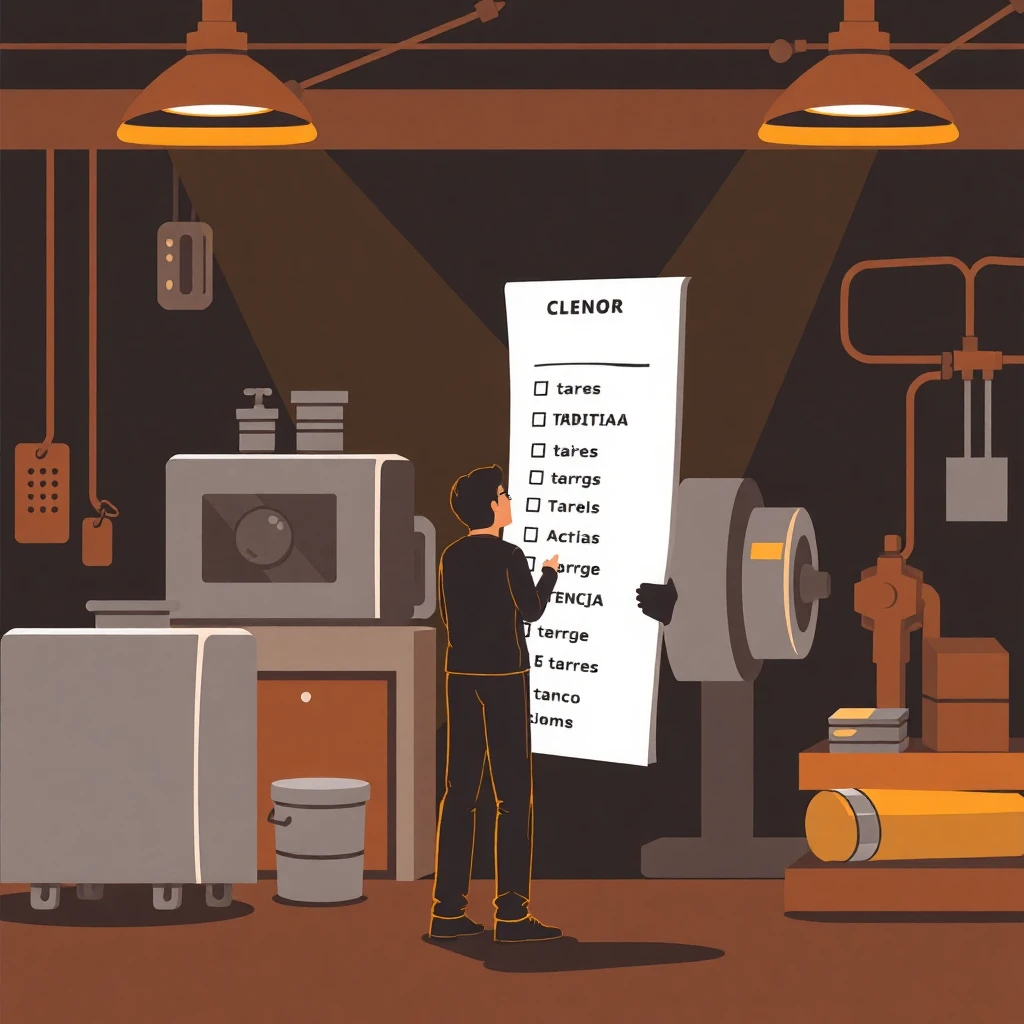 Entorno de limpieza industrial