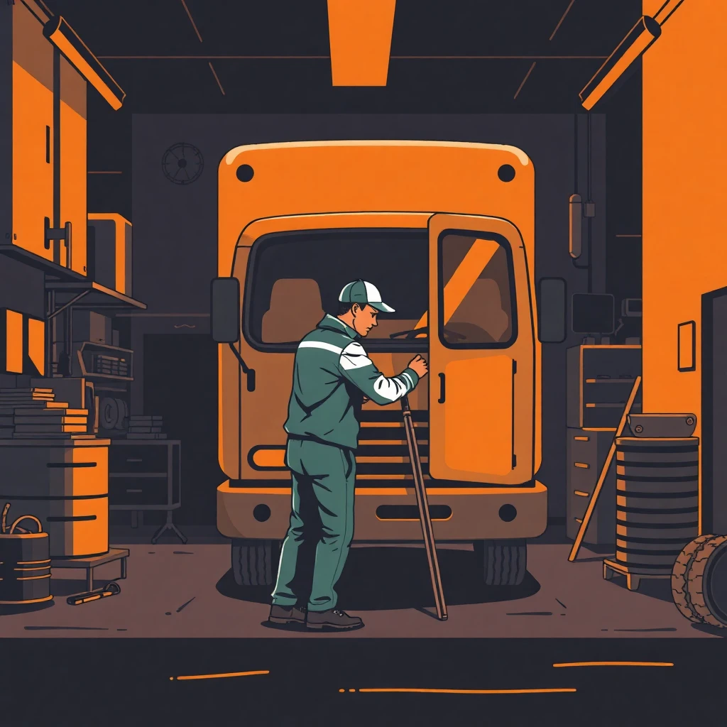 Repartidor organizando su ruta