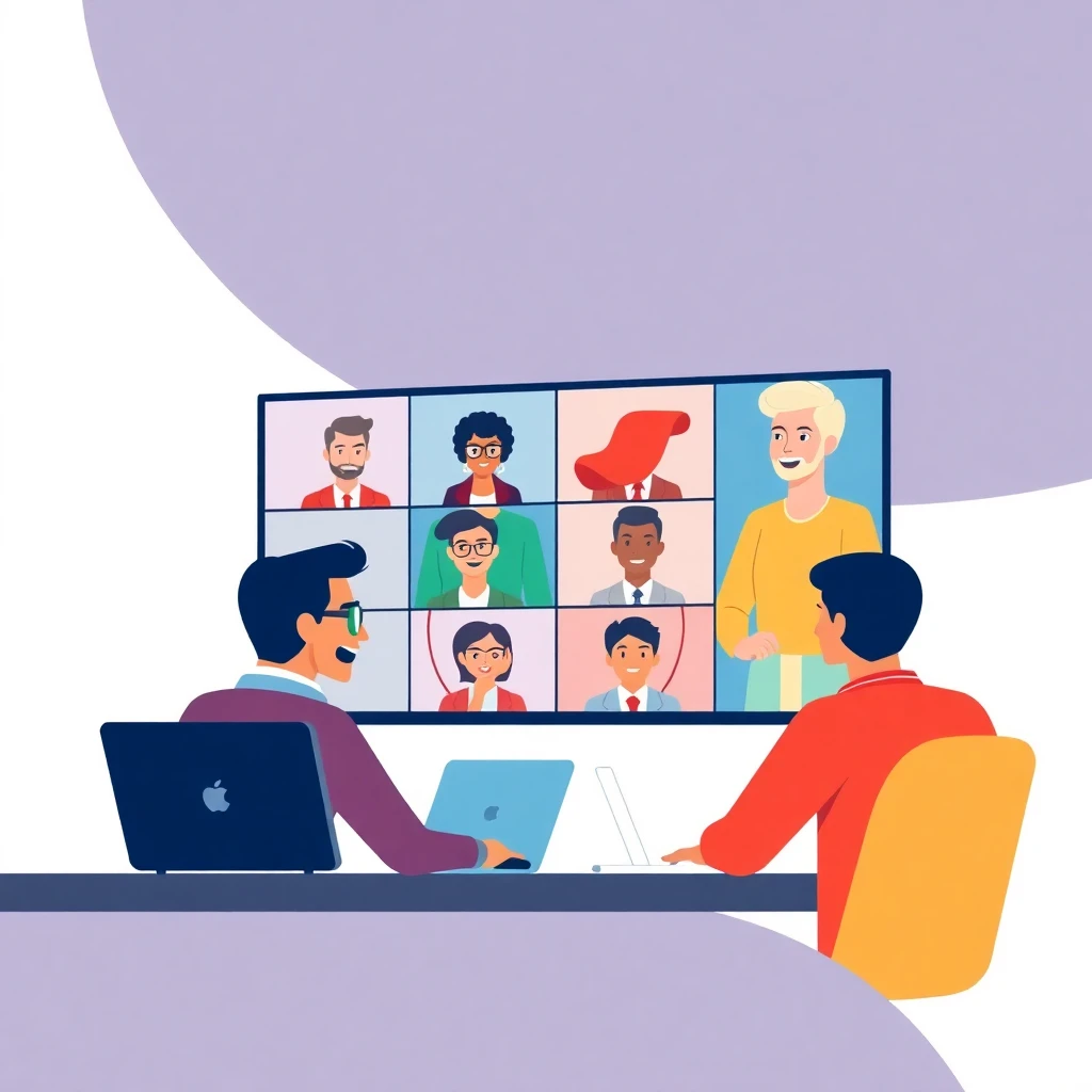 Reunión virtual multicultural