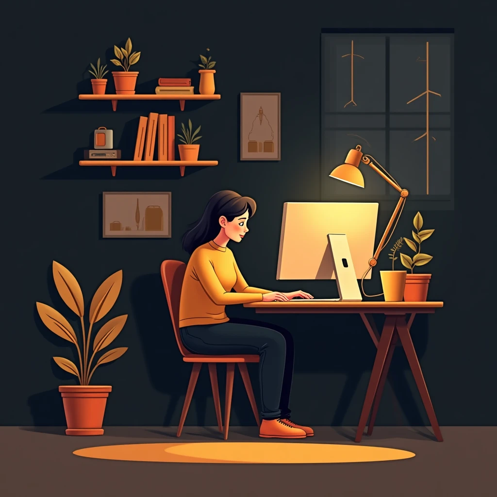 Remote work setup