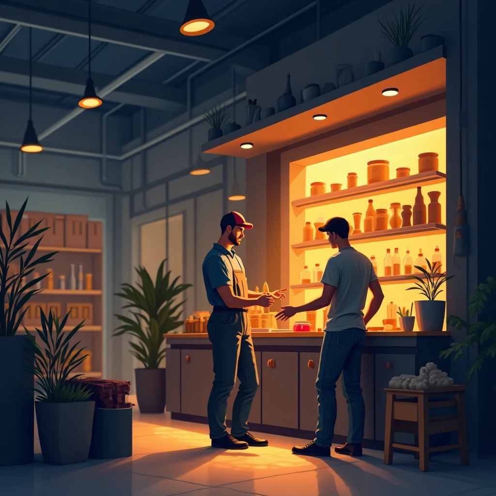 Interacción de ventas en tienda