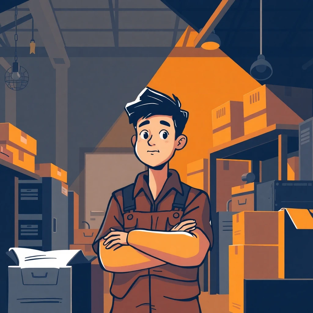 Entry-level warehouse worker