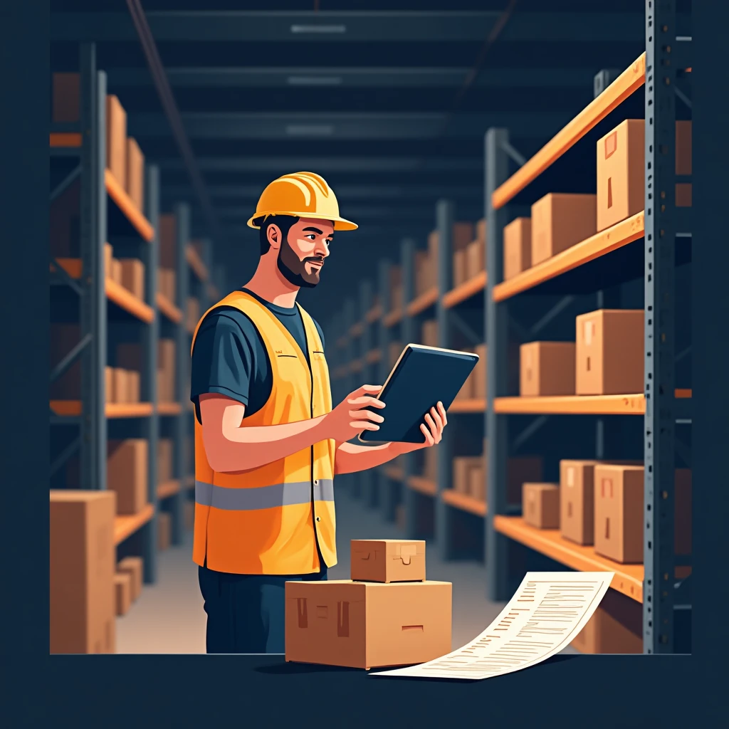 Logistics planning in a warehouse