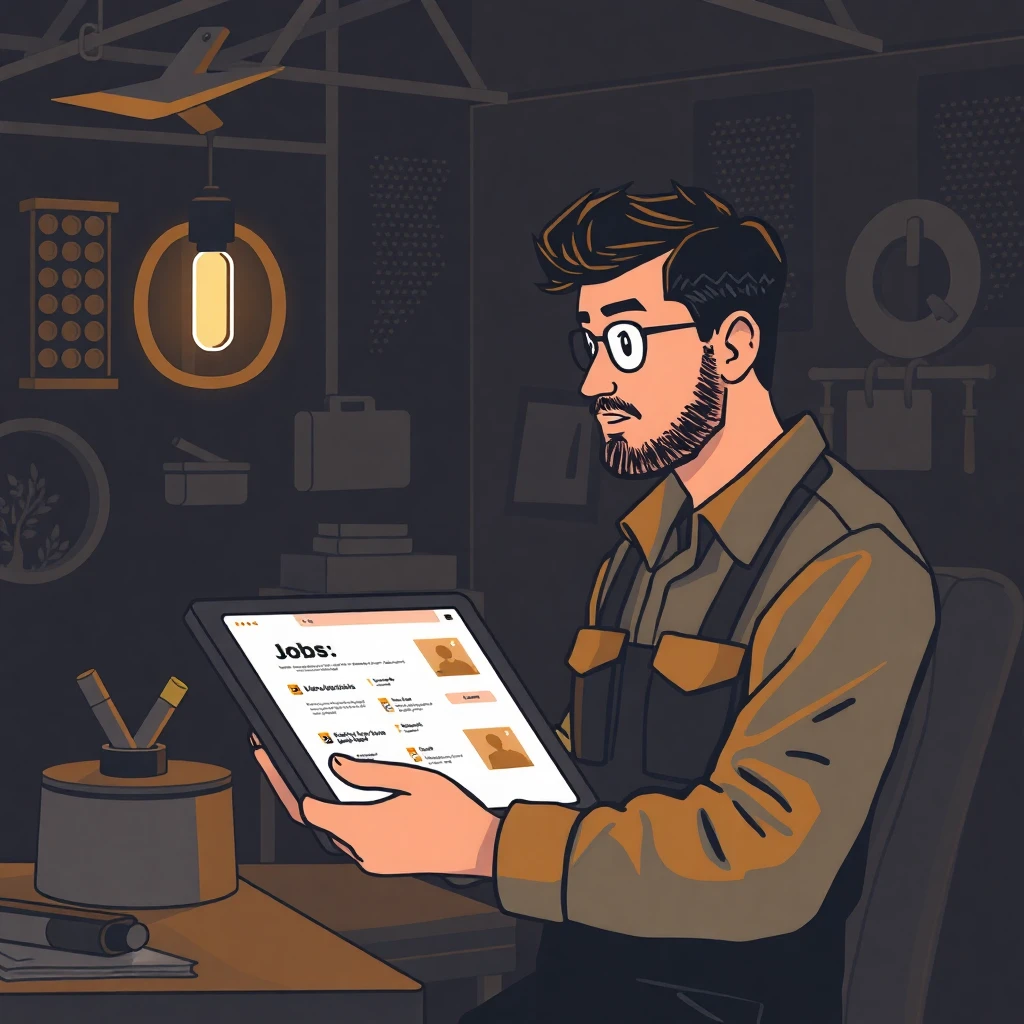 Reviewing job options