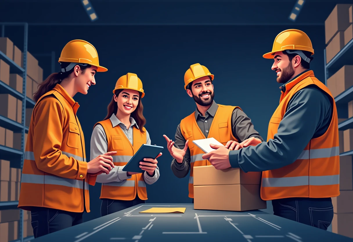 Warehouse team planning in Galway