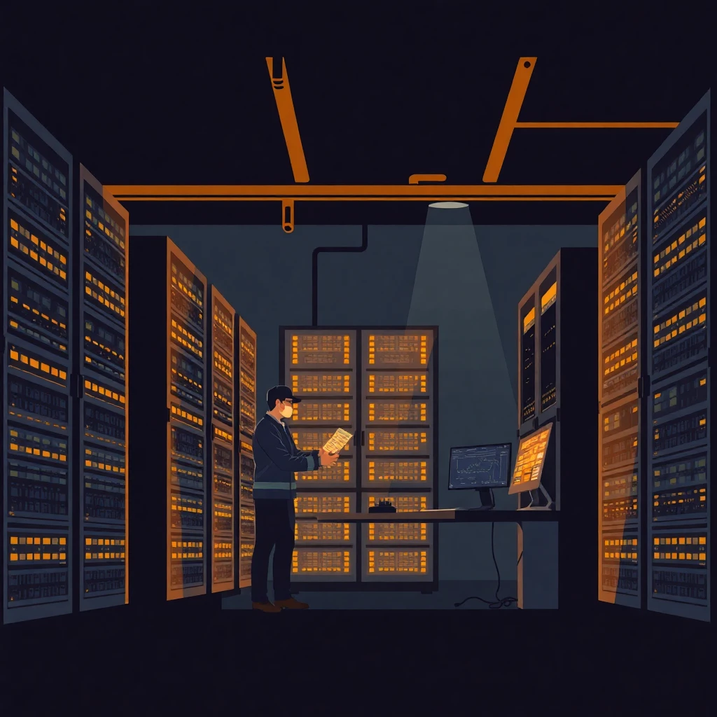 Inside a data center