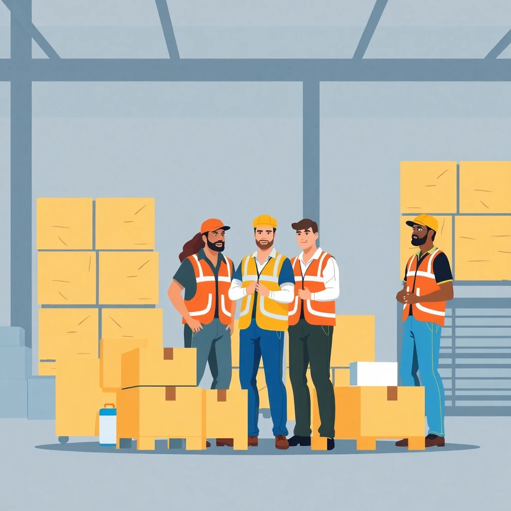 Warehouse team collaboration