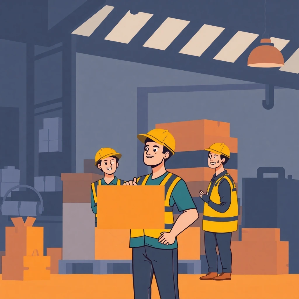 Team leadership in a warehouse