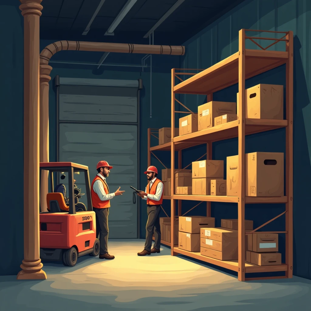 Balanced workload in a warehouse