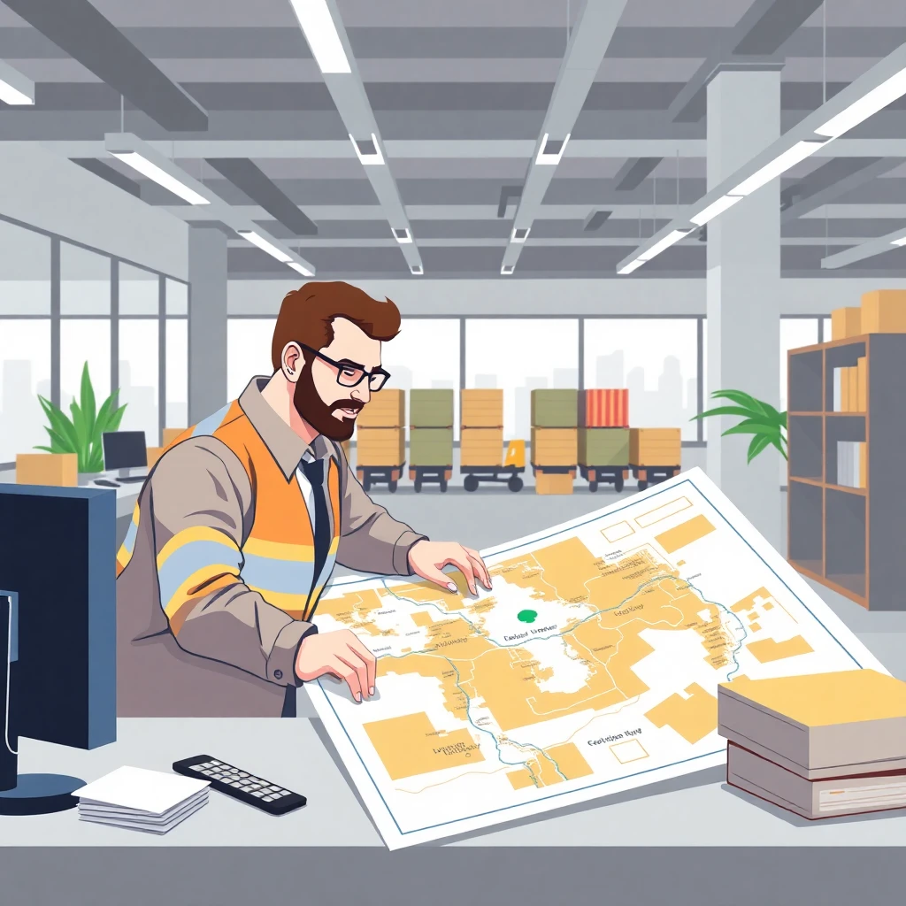 Logistics manager planning