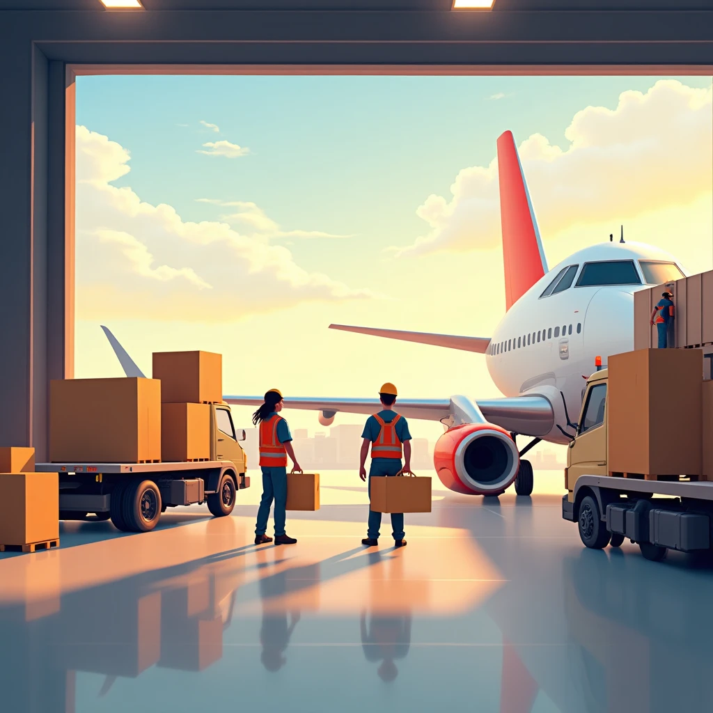Airport warehouse logistics