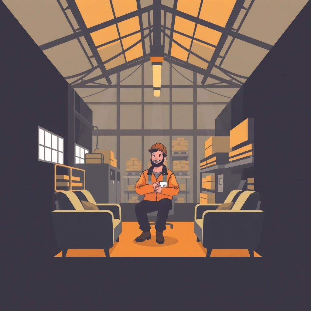Warehouse break room