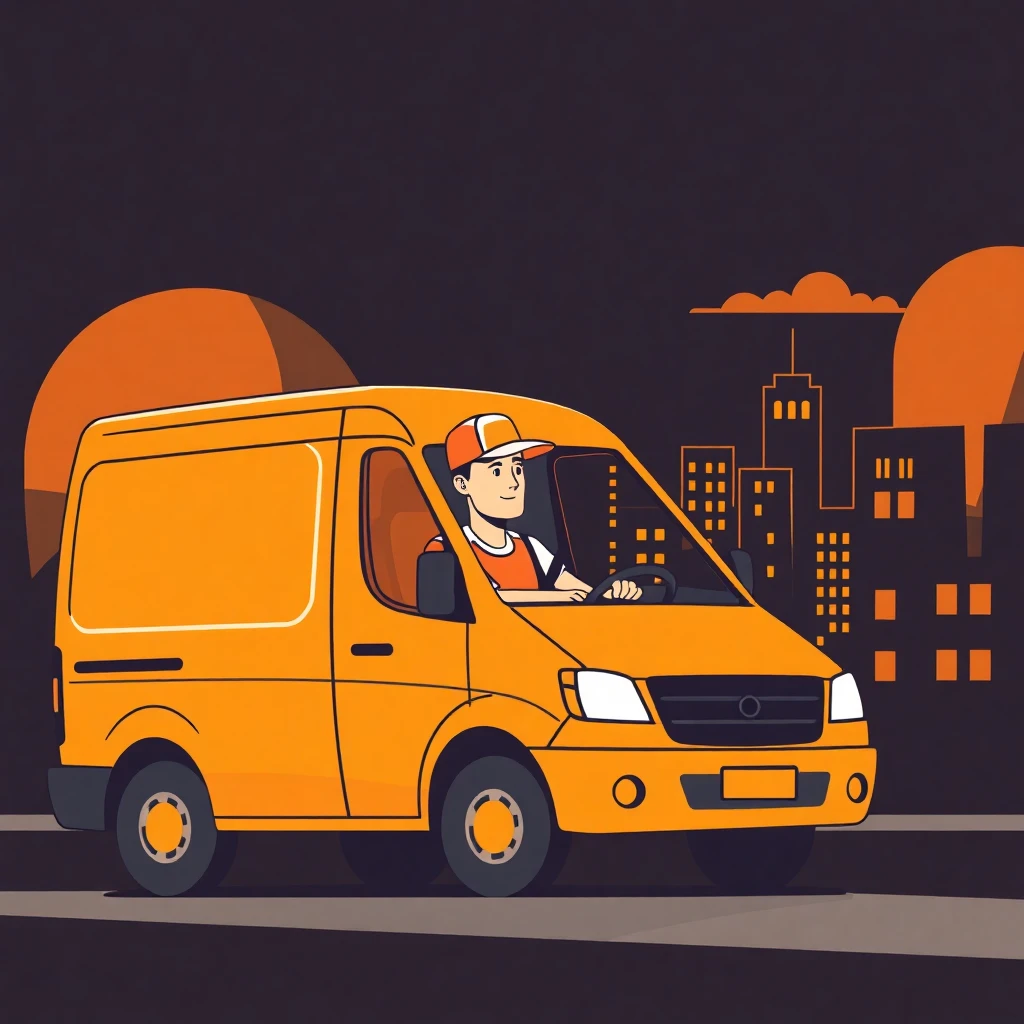 Flexible delivery driving job