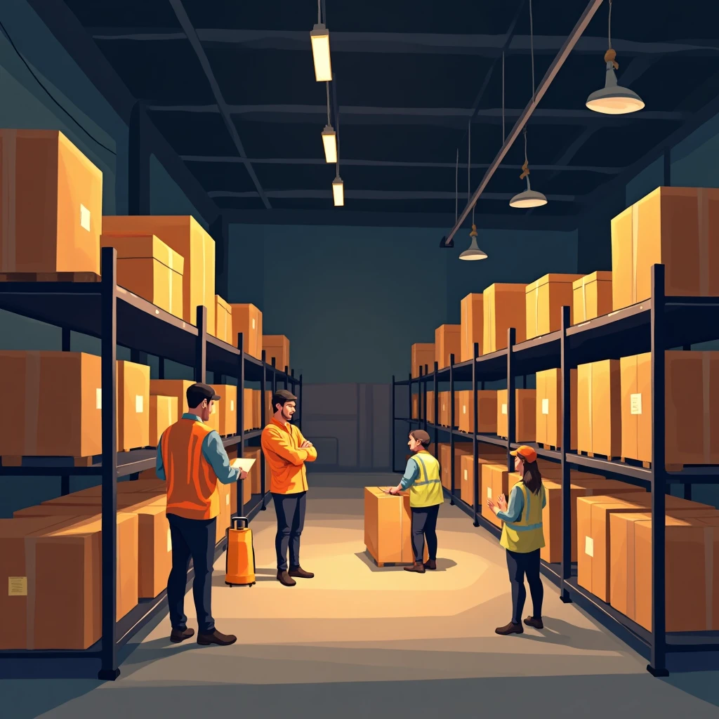 Organized warehouse inventory
