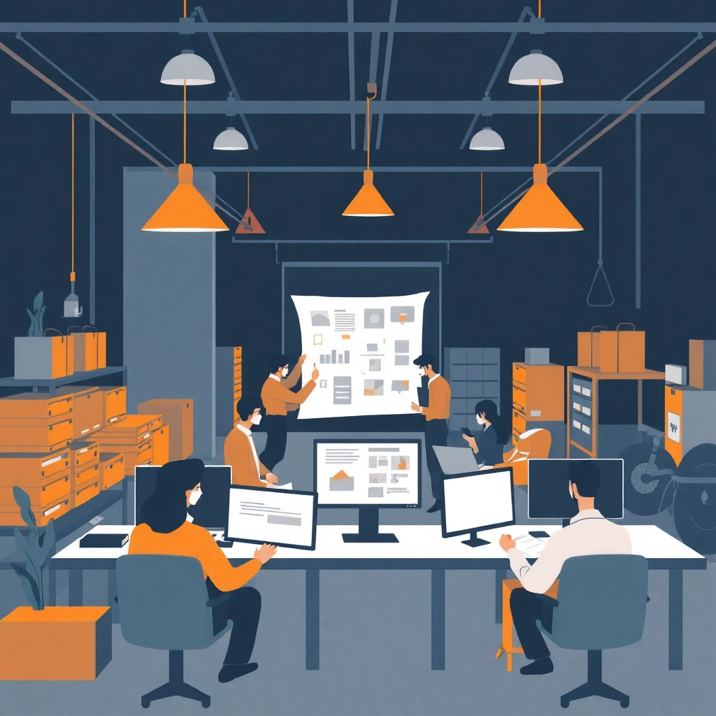 Logistics office environment