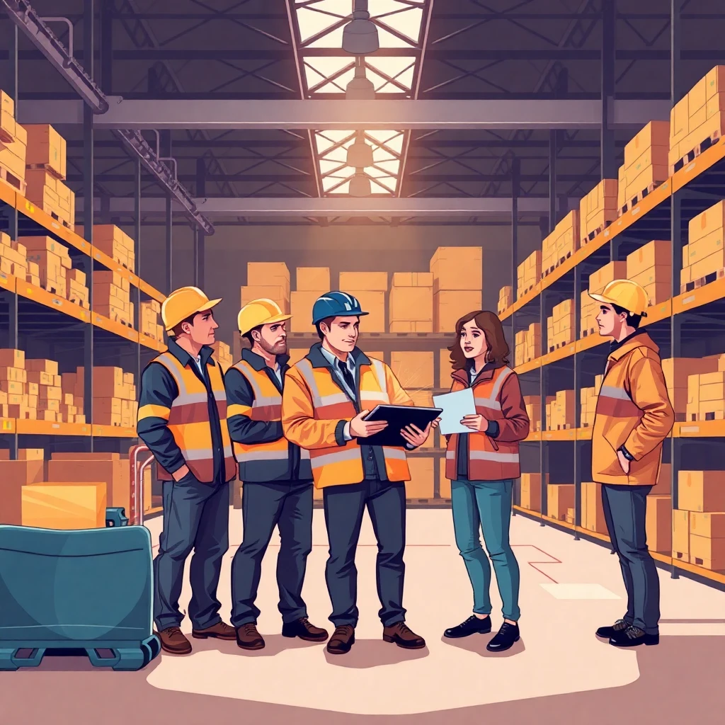 Warehouse team collaboration