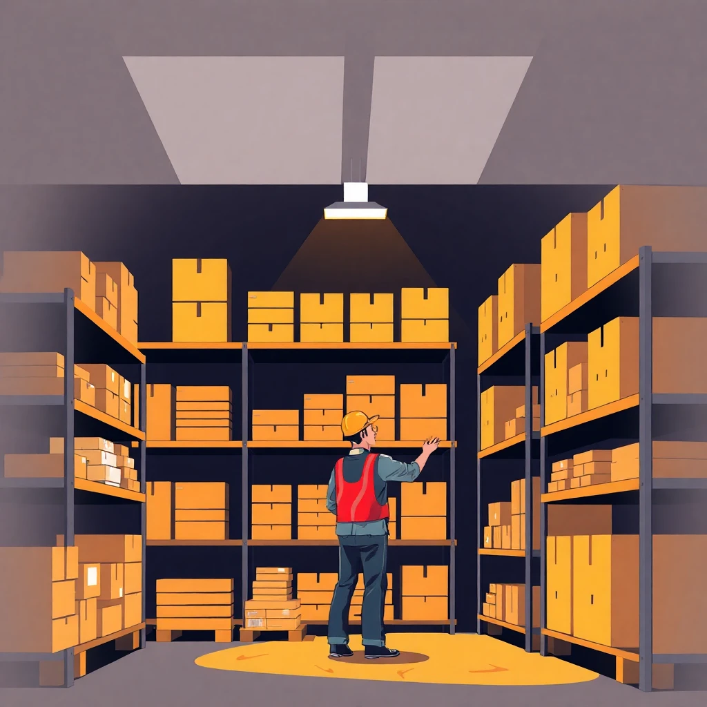 Organized warehouse environment