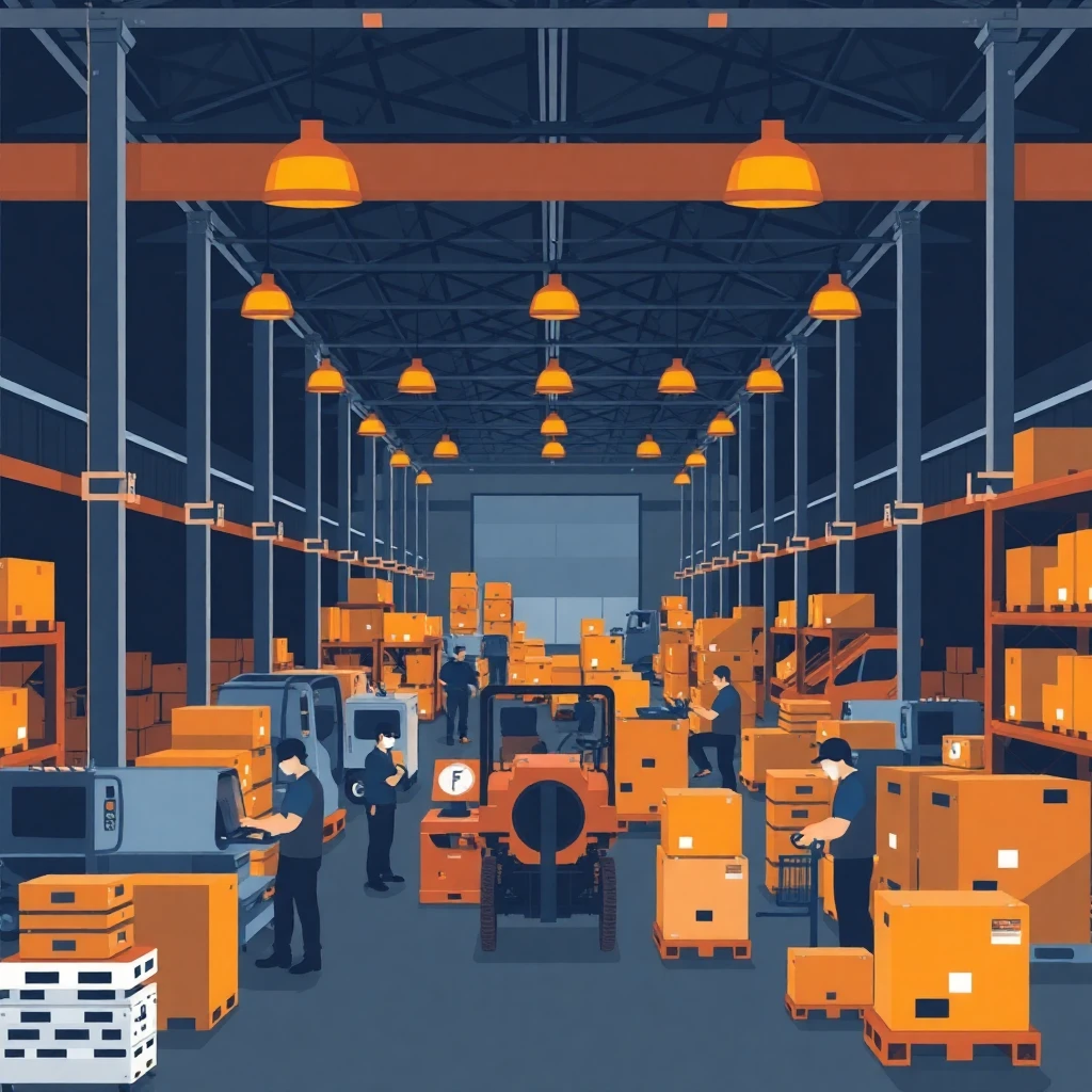 Warehouse floor activity