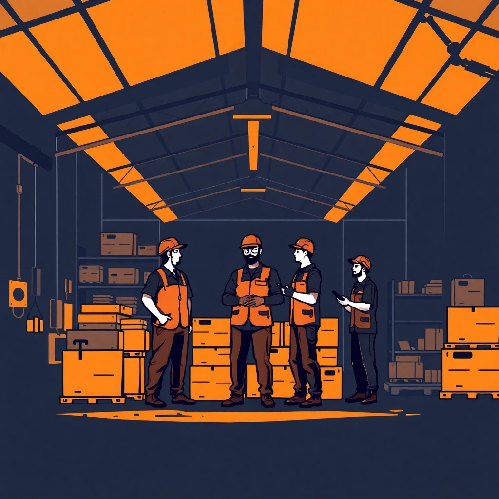 Team collaboration in warehouse
