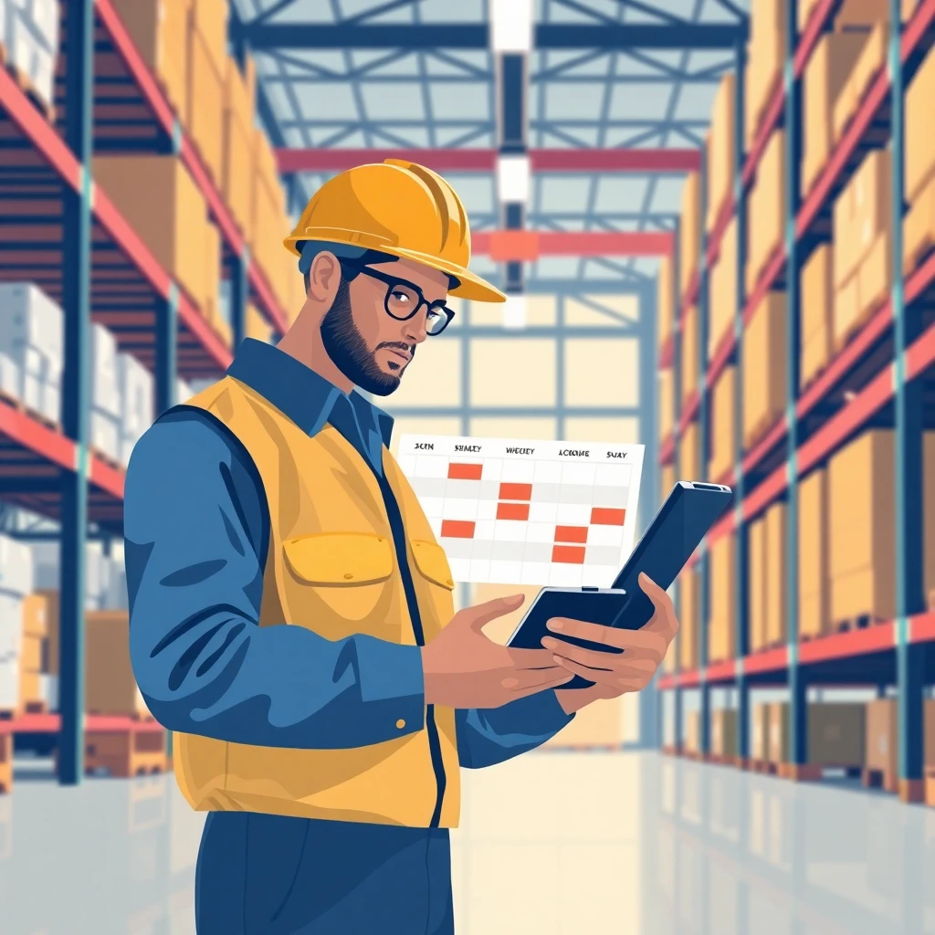 Flexible logistics job setting