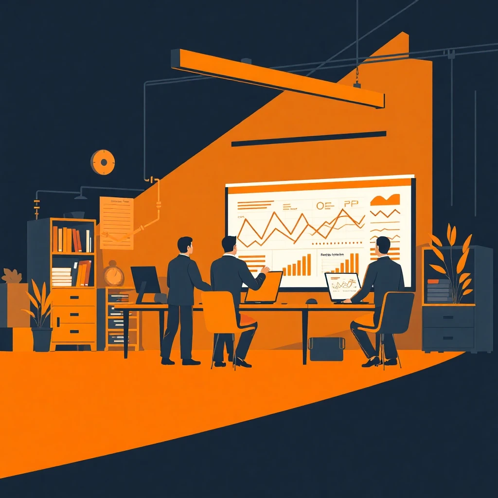 Team bei der Datenanalyse