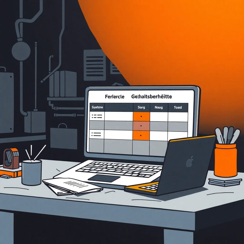 Gehaltsvergleiche auf einem Laptop