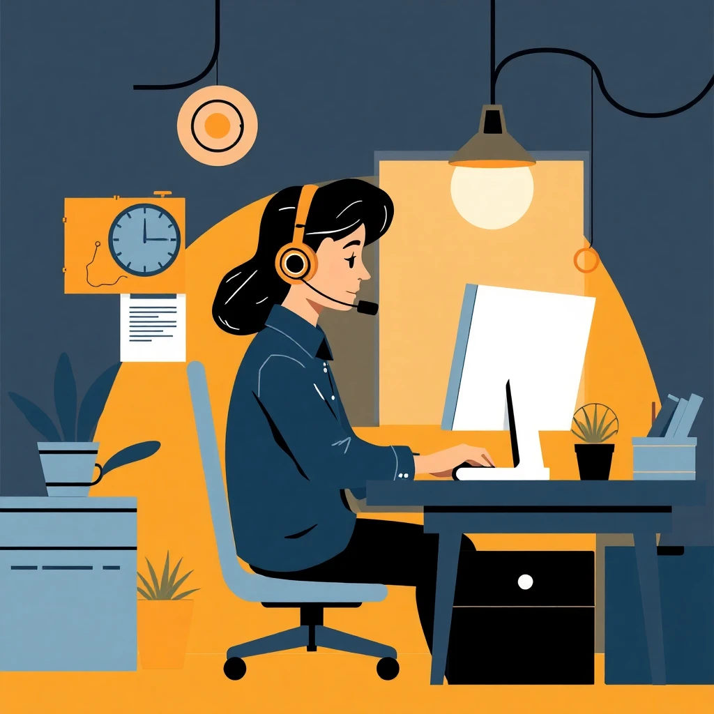 Remote-Kundenservice-Arbeit