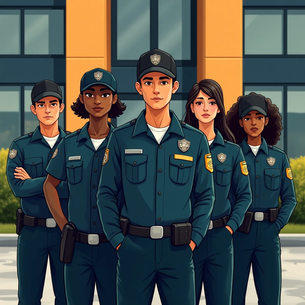 Security officer team