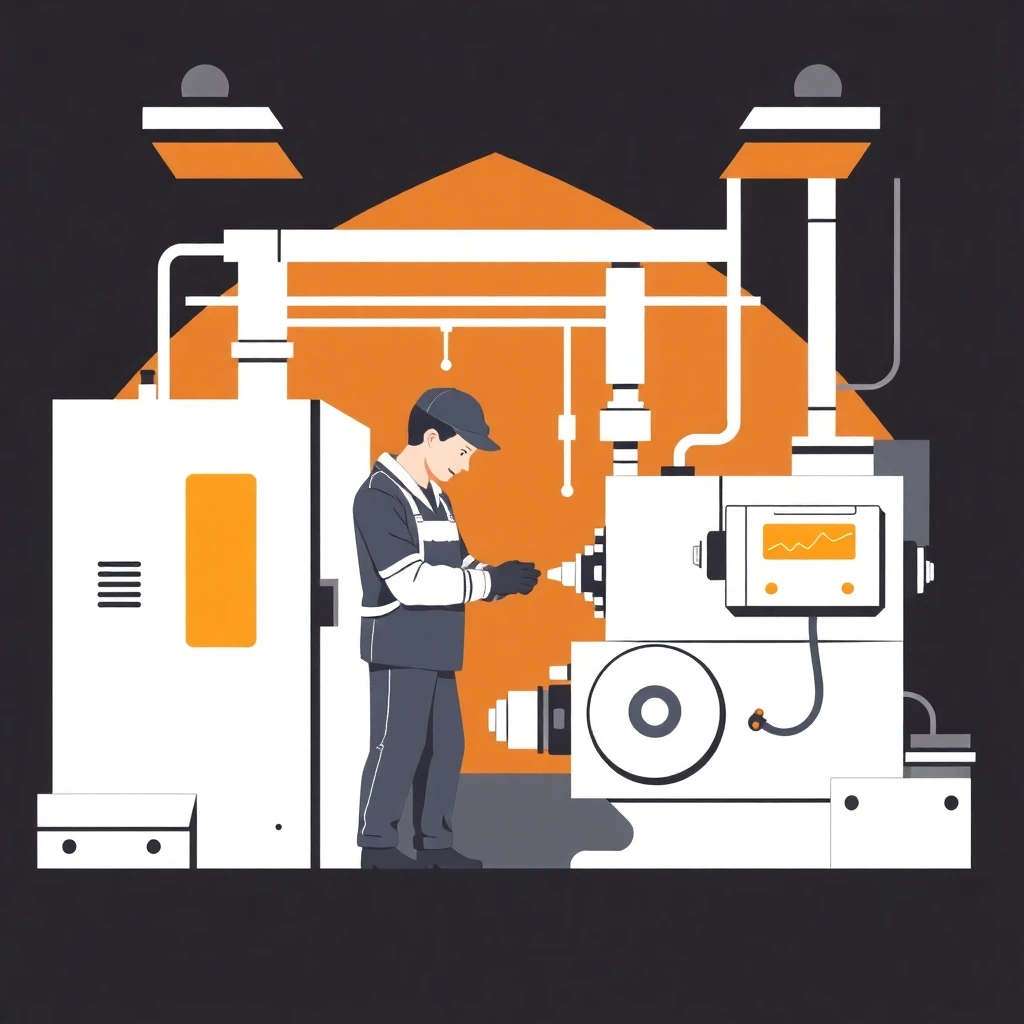 Skilled technician at work