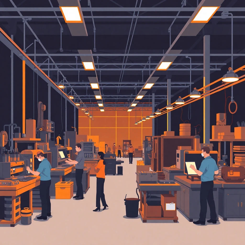 Active manufacturing environment