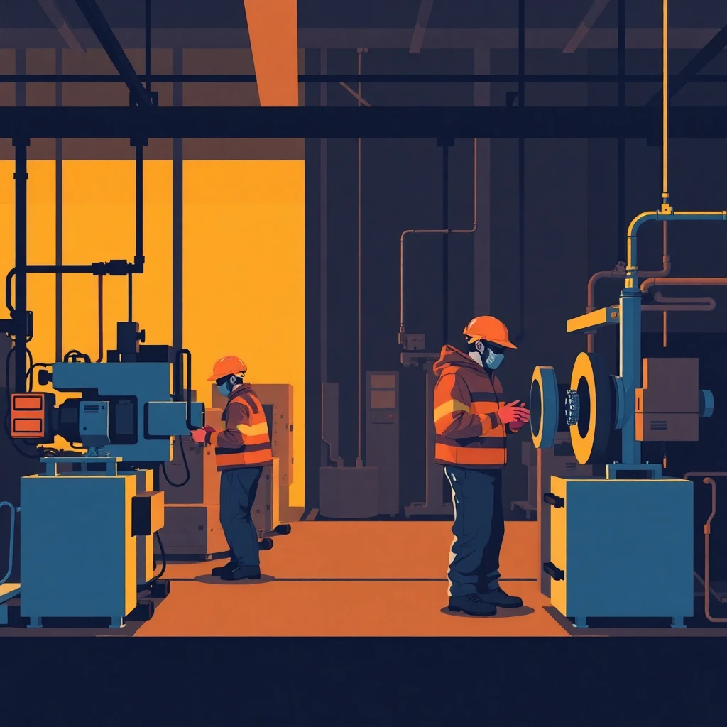 Modern manufacturing setting