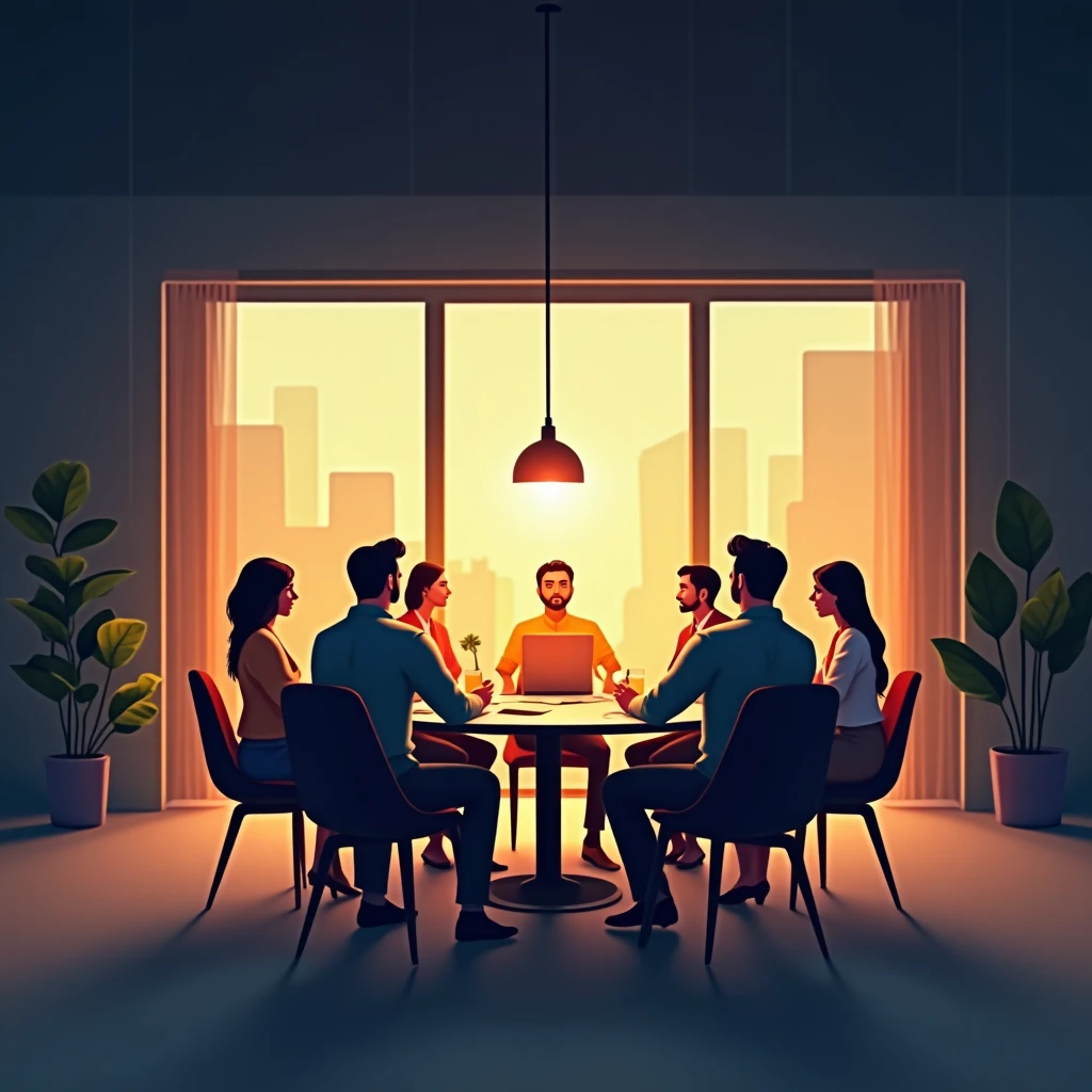 Hospitality team meeting