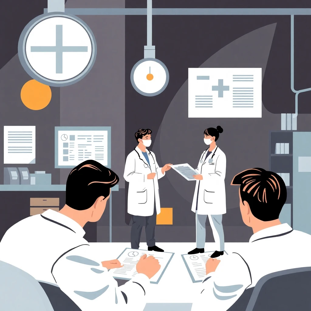 Healthcare team in action