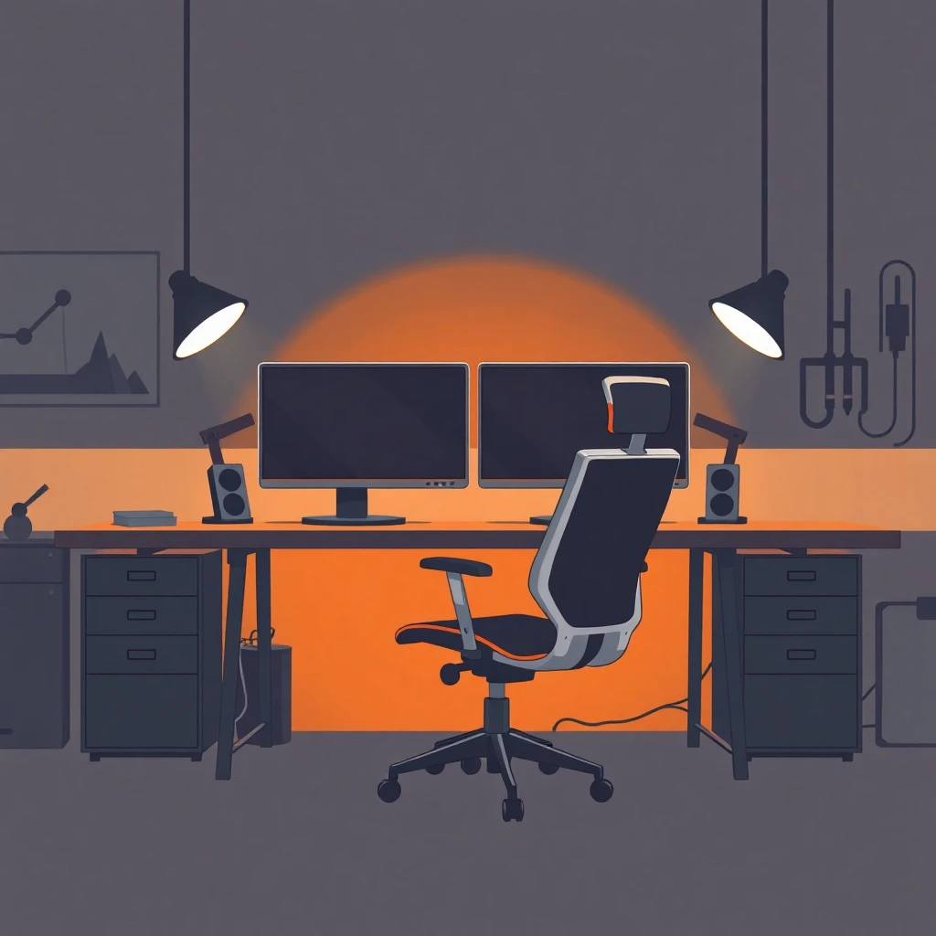 Tech-savvy home office