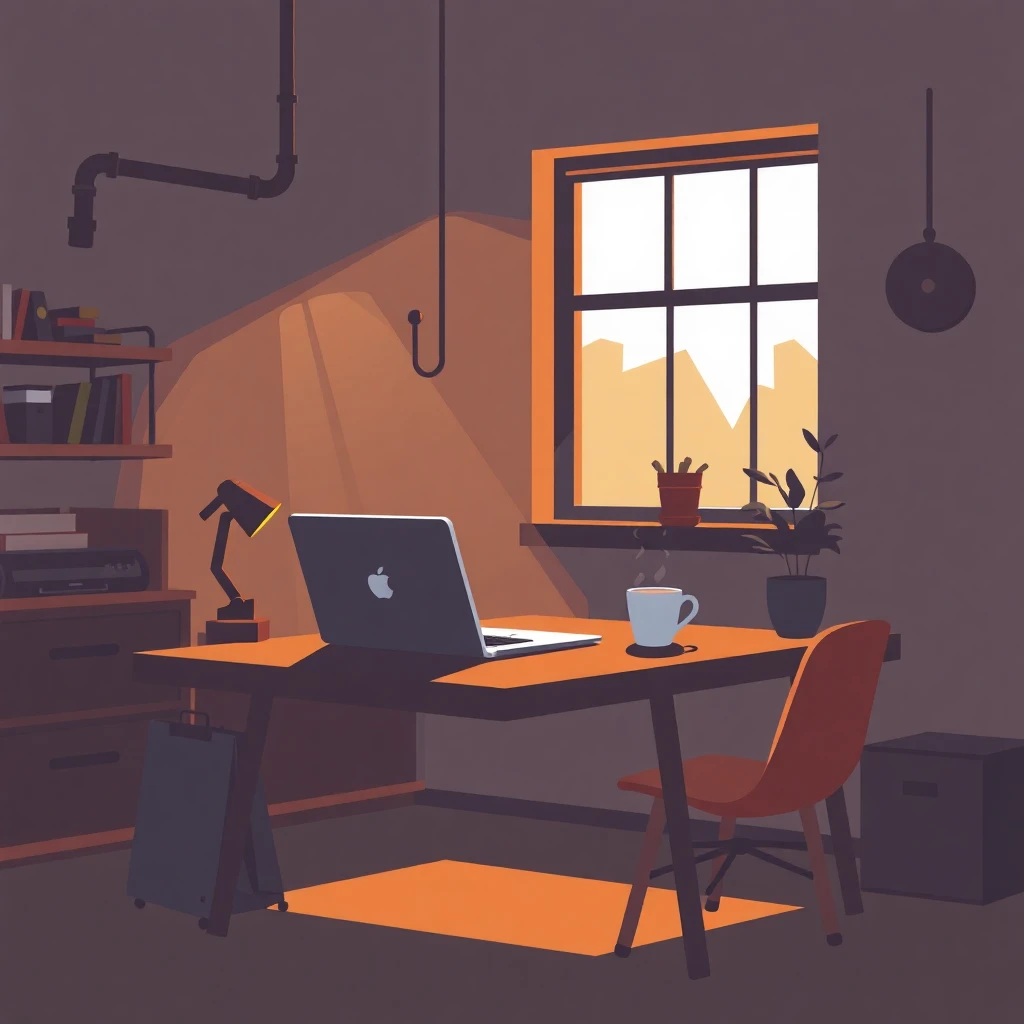 Remote work setup