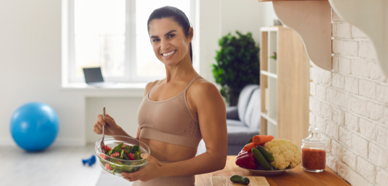 Prato fitness delicioso